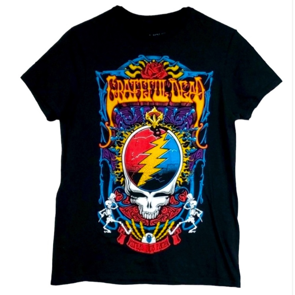 Grateful Dead Vintage Retro Skull Tee Women’s Sz Small or unisex